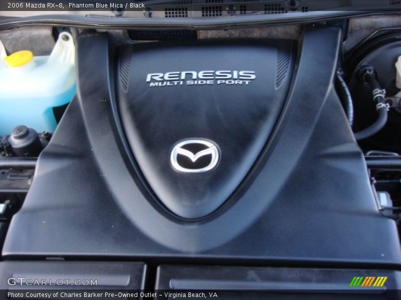 Phantom Blue Mica / Black 2006 Mazda RX-8