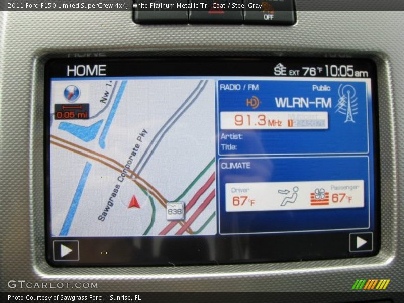 Navigation of 2011 F150 Limited SuperCrew 4x4