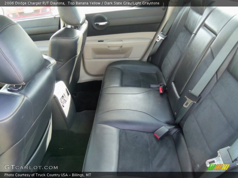 Top Banana Yellow / Dark Slate Gray/Light Graystone 2006 Dodge Charger R/T Daytona