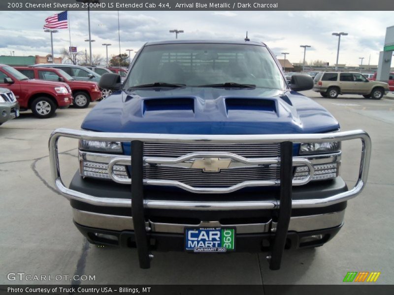Arrival Blue Metallic / Dark Charcoal 2003 Chevrolet Silverado 2500HD LS Extended Cab 4x4