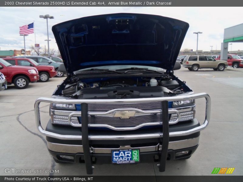 Arrival Blue Metallic / Dark Charcoal 2003 Chevrolet Silverado 2500HD LS Extended Cab 4x4