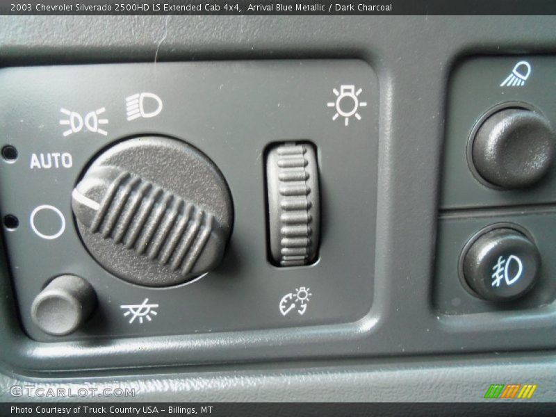 Arrival Blue Metallic / Dark Charcoal 2003 Chevrolet Silverado 2500HD LS Extended Cab 4x4
