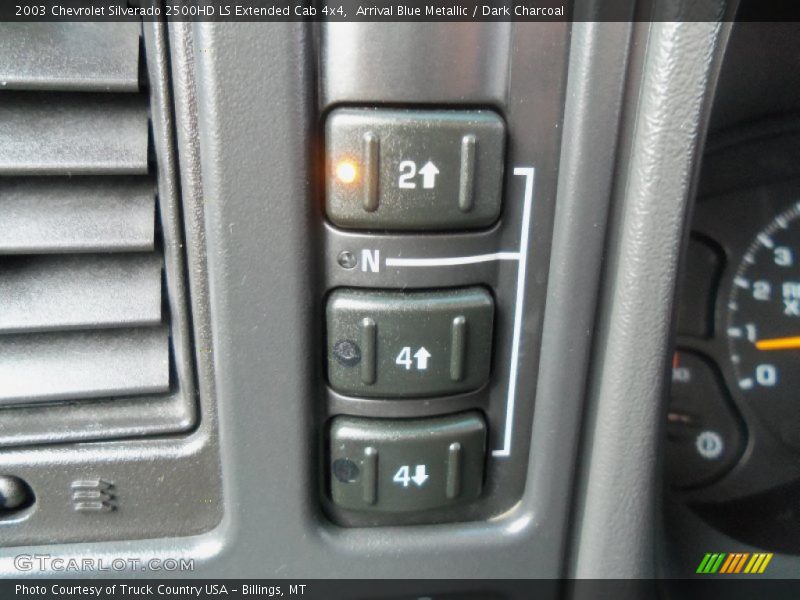 Arrival Blue Metallic / Dark Charcoal 2003 Chevrolet Silverado 2500HD LS Extended Cab 4x4