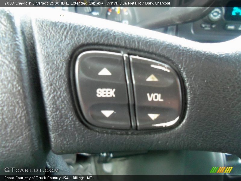 Arrival Blue Metallic / Dark Charcoal 2003 Chevrolet Silverado 2500HD LS Extended Cab 4x4
