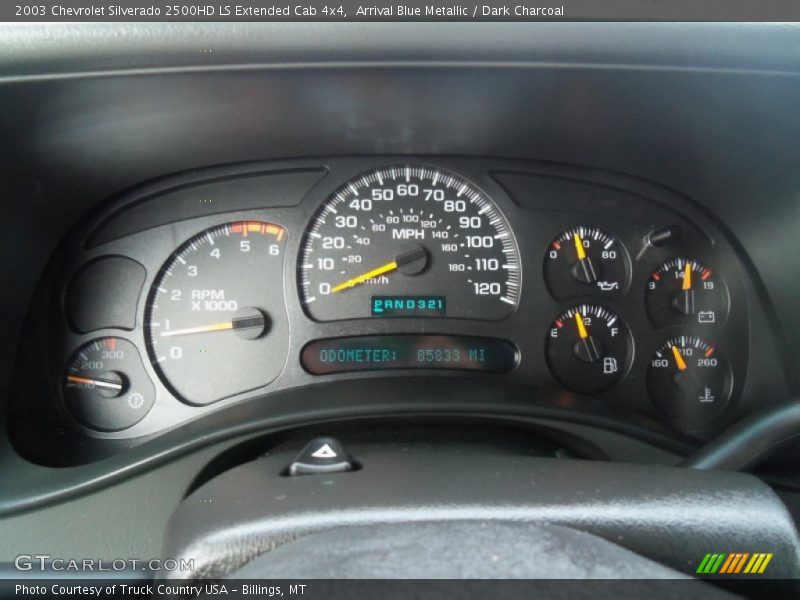  2003 Silverado 2500HD LS Extended Cab 4x4 LS Extended Cab 4x4 Gauges
