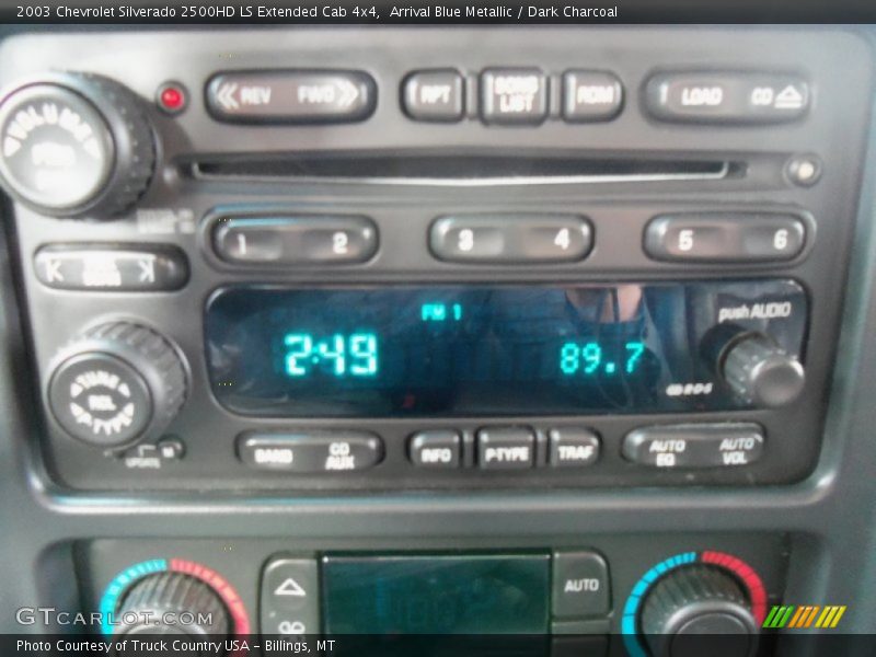 Arrival Blue Metallic / Dark Charcoal 2003 Chevrolet Silverado 2500HD LS Extended Cab 4x4