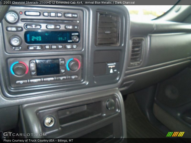Arrival Blue Metallic / Dark Charcoal 2003 Chevrolet Silverado 2500HD LS Extended Cab 4x4