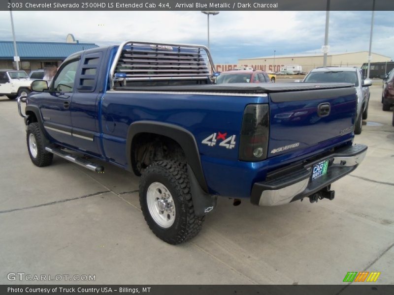 Arrival Blue Metallic / Dark Charcoal 2003 Chevrolet Silverado 2500HD LS Extended Cab 4x4