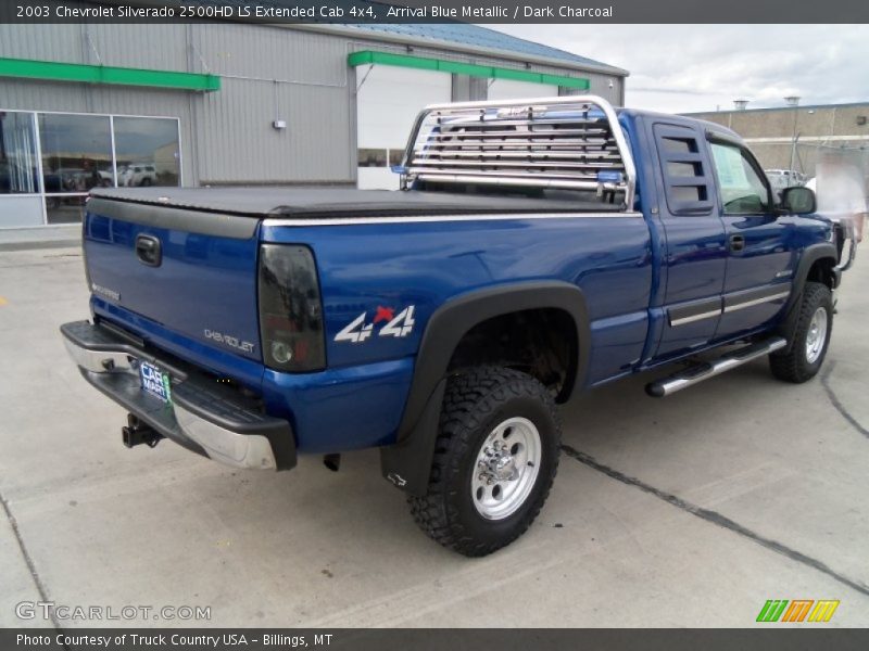 Arrival Blue Metallic / Dark Charcoal 2003 Chevrolet Silverado 2500HD LS Extended Cab 4x4