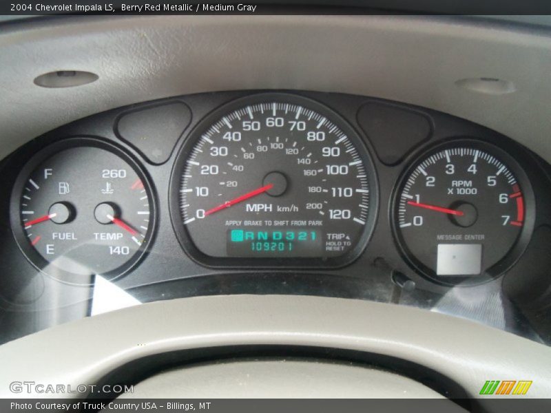  2004 Impala LS LS Gauges