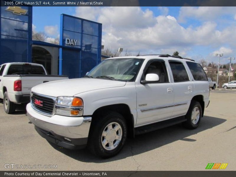 Summit White / Neutral/Shale 2005 GMC Yukon SLT 4x4