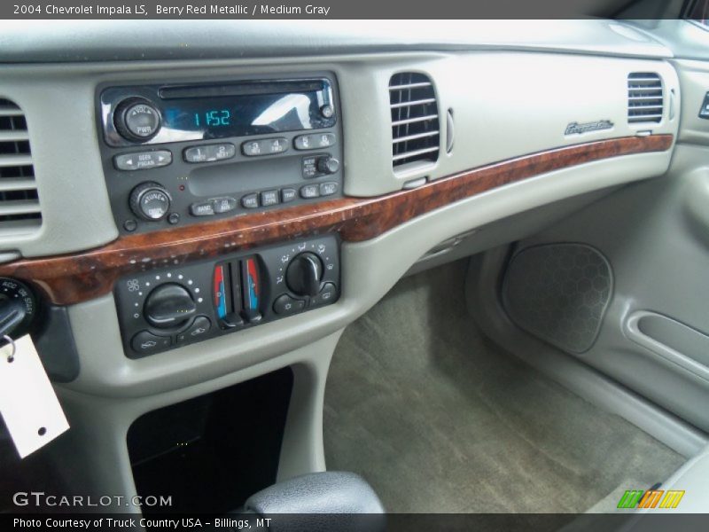 Berry Red Metallic / Medium Gray 2004 Chevrolet Impala LS