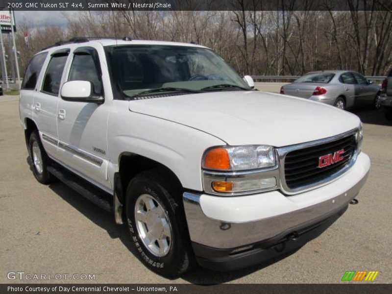 Summit White / Neutral/Shale 2005 GMC Yukon SLT 4x4