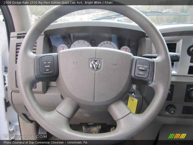  2008 Ram 1500 Big Horn Edition Quad Cab 4x4 Steering Wheel
