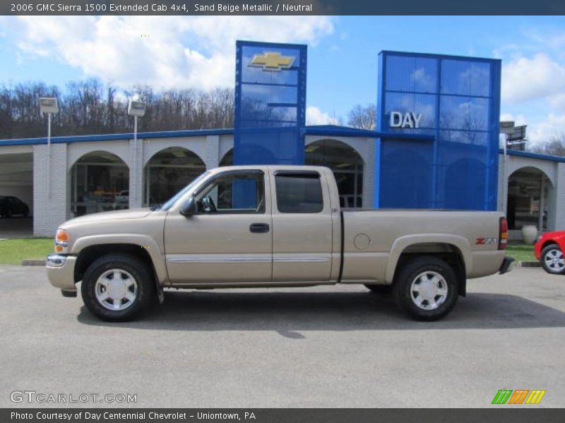 Sand Beige Metallic / Neutral 2006 GMC Sierra 1500 Extended Cab 4x4