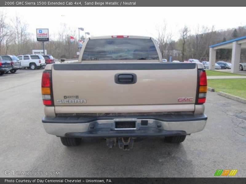 Sand Beige Metallic / Neutral 2006 GMC Sierra 1500 Extended Cab 4x4