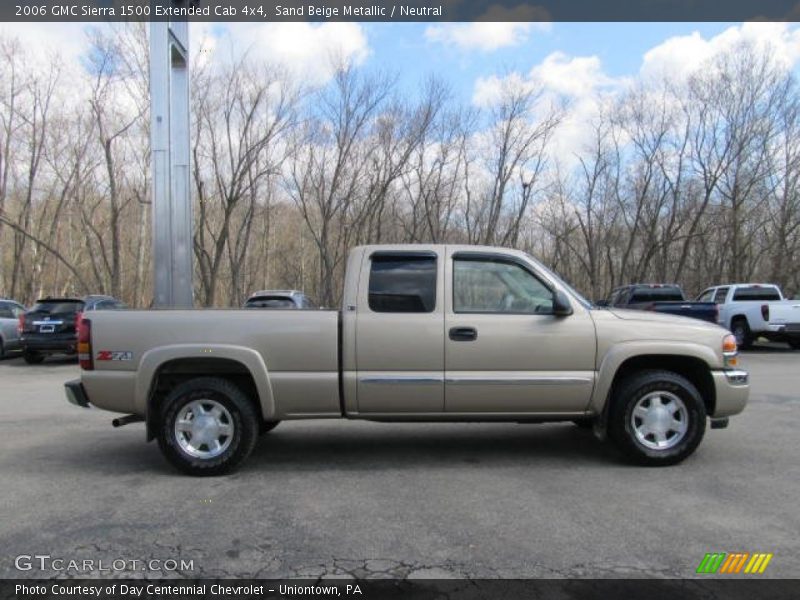 Sand Beige Metallic / Neutral 2006 GMC Sierra 1500 Extended Cab 4x4
