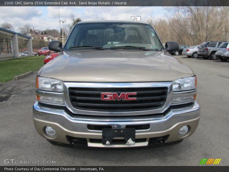 Sand Beige Metallic / Neutral 2006 GMC Sierra 1500 Extended Cab 4x4