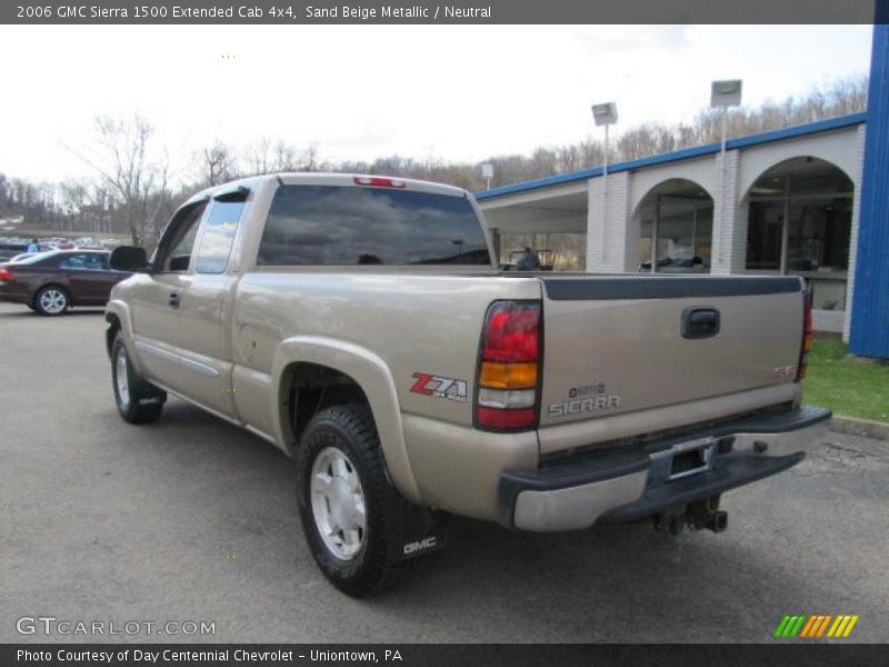 Sand Beige Metallic / Neutral 2006 GMC Sierra 1500 Extended Cab 4x4
