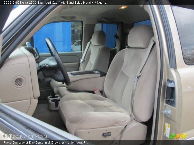 Sand Beige Metallic / Neutral 2006 GMC Sierra 1500 Extended Cab 4x4