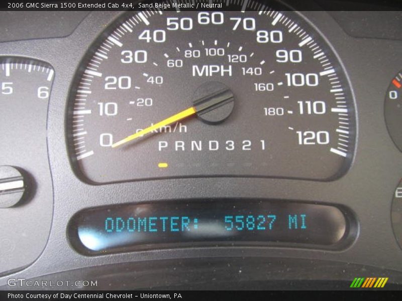 Sand Beige Metallic / Neutral 2006 GMC Sierra 1500 Extended Cab 4x4