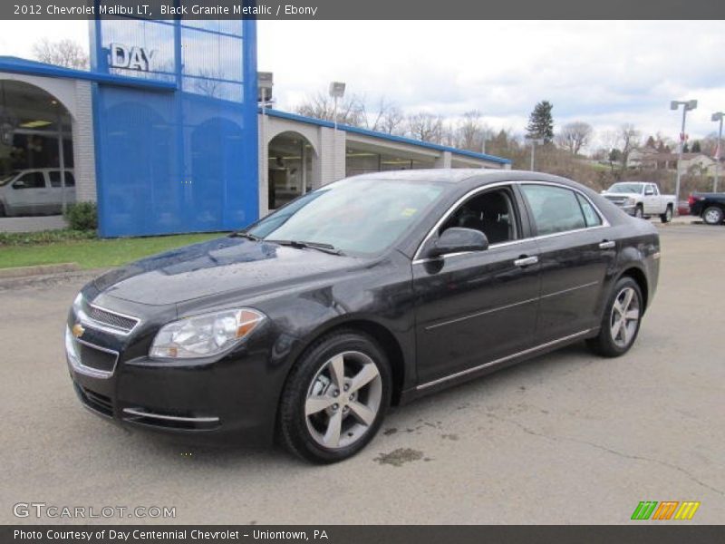 Black Granite Metallic / Ebony 2012 Chevrolet Malibu LT