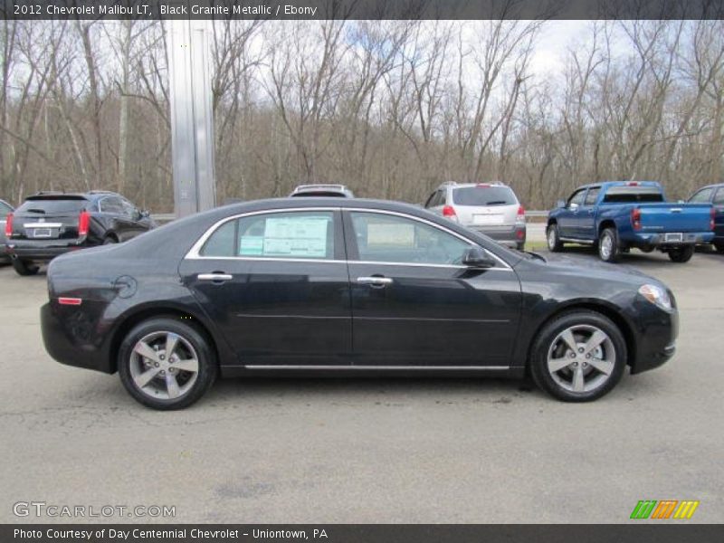 Black Granite Metallic / Ebony 2012 Chevrolet Malibu LT