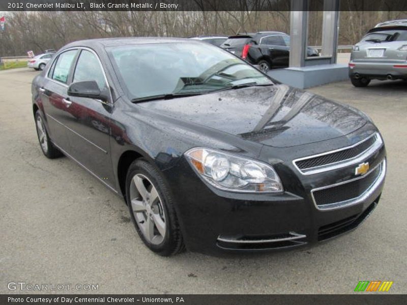 Black Granite Metallic / Ebony 2012 Chevrolet Malibu LT