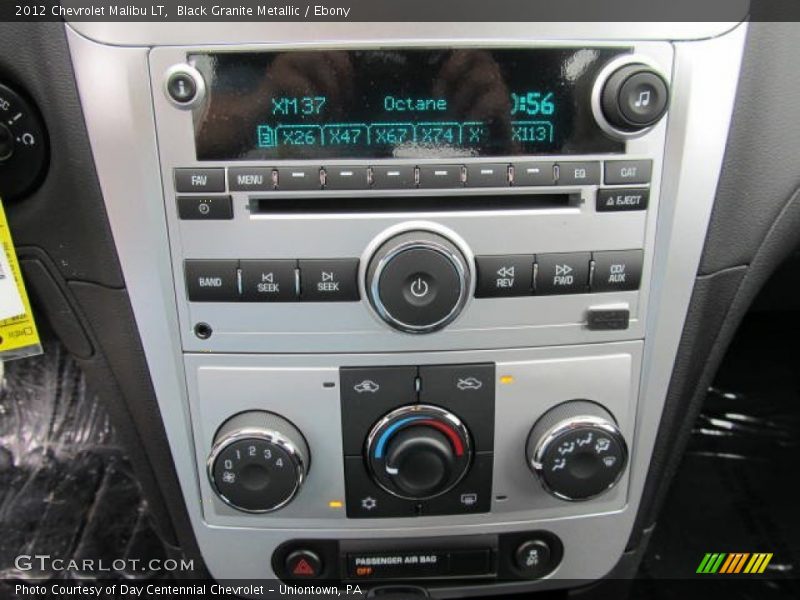 Black Granite Metallic / Ebony 2012 Chevrolet Malibu LT