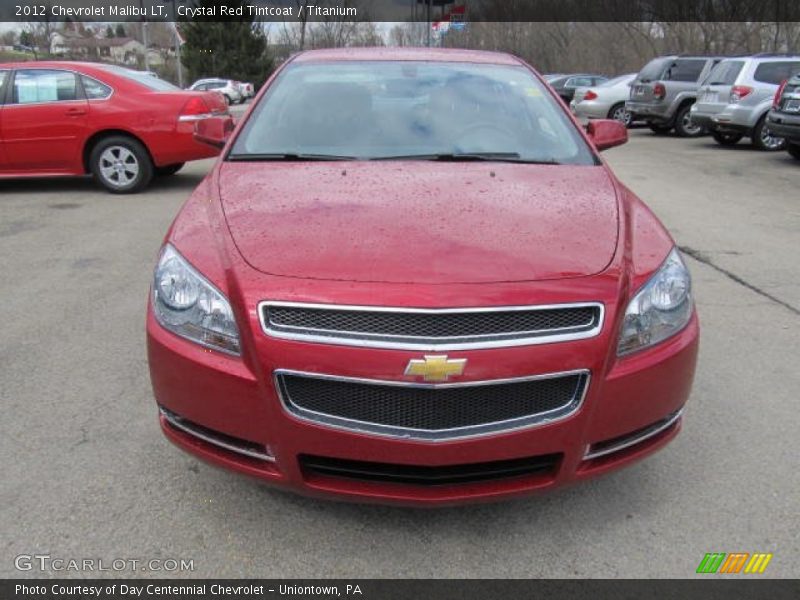 Crystal Red Tintcoat / Titanium 2012 Chevrolet Malibu LT