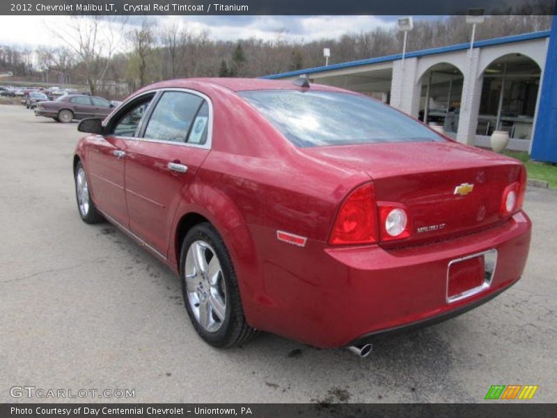 Crystal Red Tintcoat / Titanium 2012 Chevrolet Malibu LT