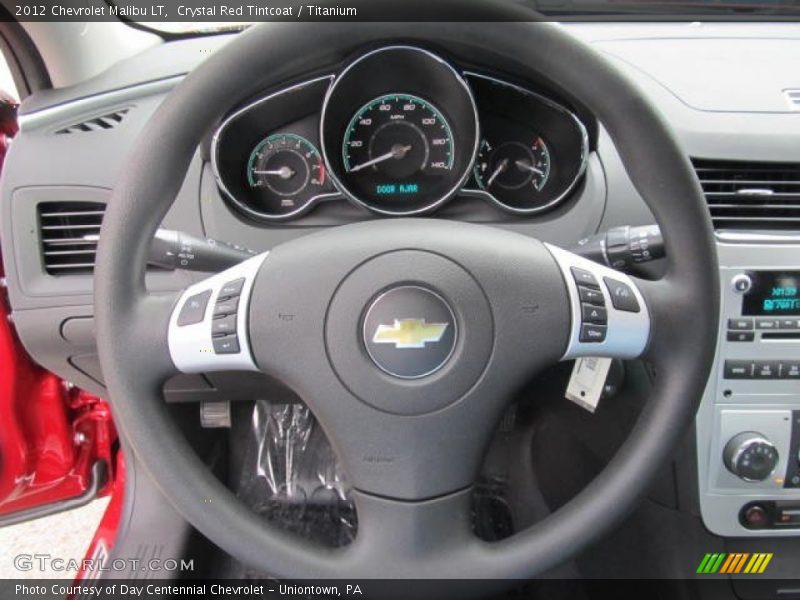 Crystal Red Tintcoat / Titanium 2012 Chevrolet Malibu LT