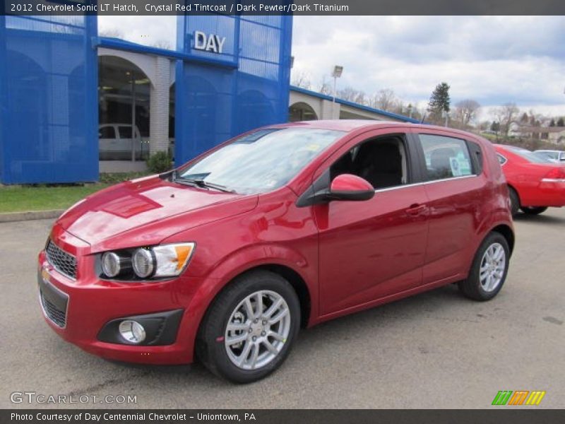 Crystal Red Tintcoat / Dark Pewter/Dark Titanium 2012 Chevrolet Sonic LT Hatch