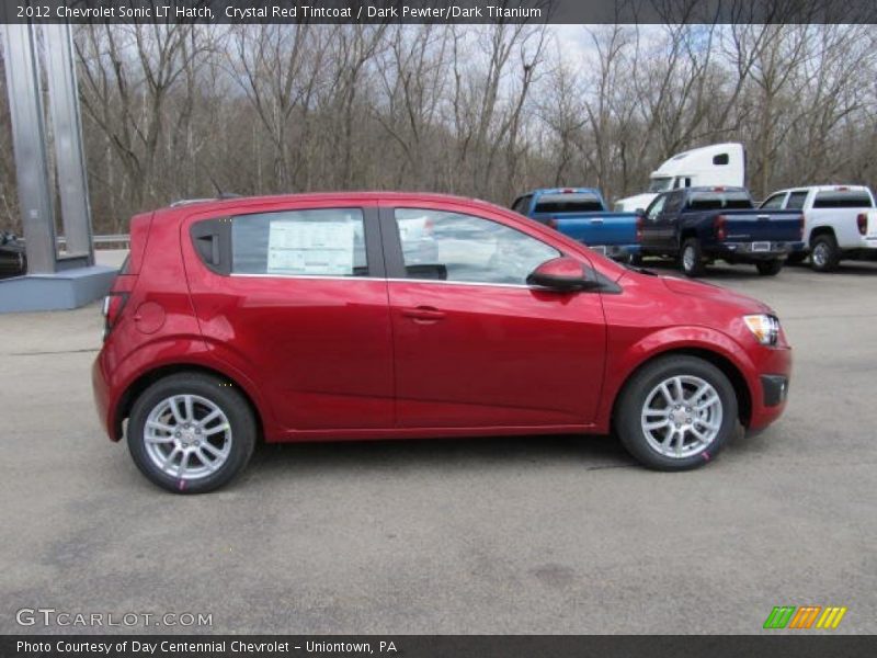 Crystal Red Tintcoat / Dark Pewter/Dark Titanium 2012 Chevrolet Sonic LT Hatch