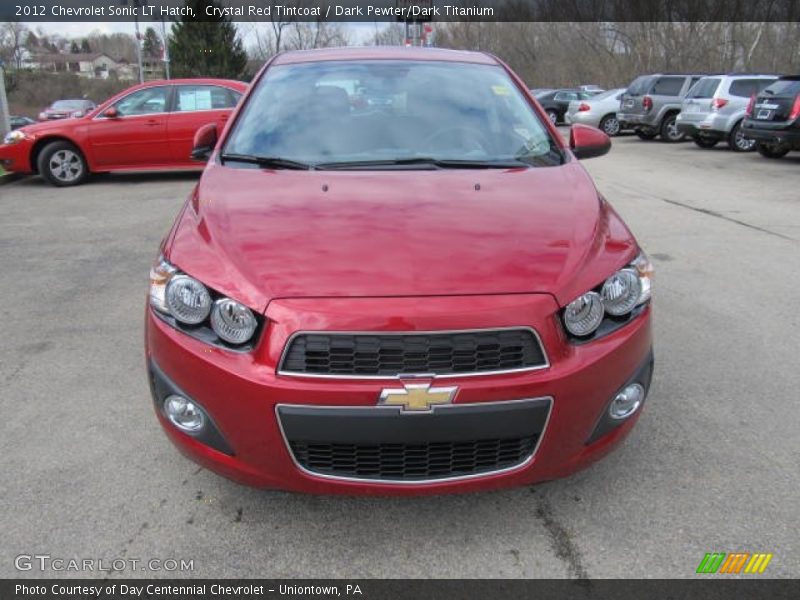 Crystal Red Tintcoat / Dark Pewter/Dark Titanium 2012 Chevrolet Sonic LT Hatch