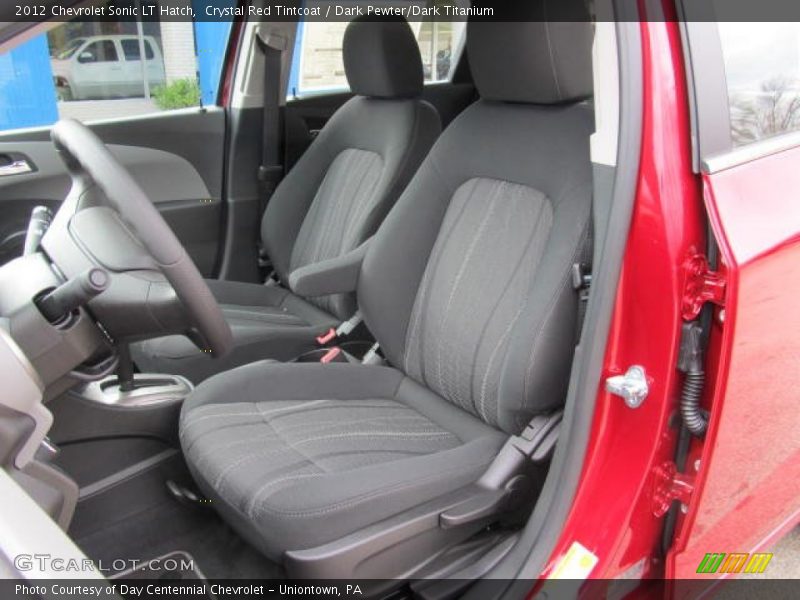 Crystal Red Tintcoat / Dark Pewter/Dark Titanium 2012 Chevrolet Sonic LT Hatch
