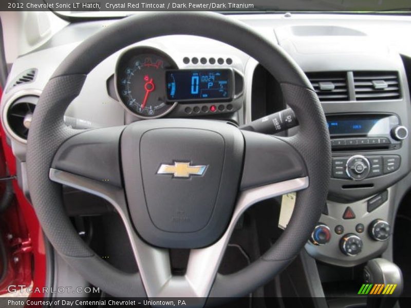 Crystal Red Tintcoat / Dark Pewter/Dark Titanium 2012 Chevrolet Sonic LT Hatch