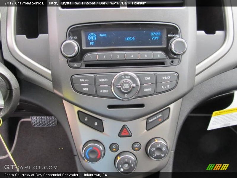 Crystal Red Tintcoat / Dark Pewter/Dark Titanium 2012 Chevrolet Sonic LT Hatch