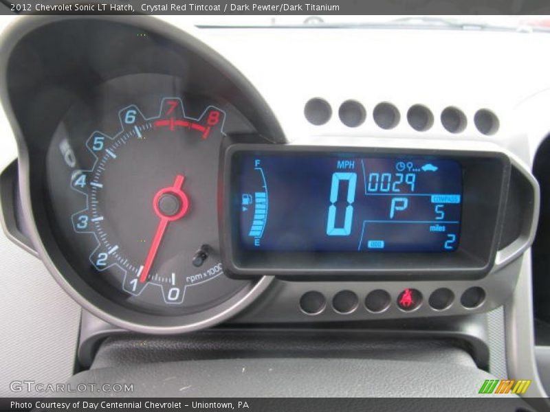 Crystal Red Tintcoat / Dark Pewter/Dark Titanium 2012 Chevrolet Sonic LT Hatch