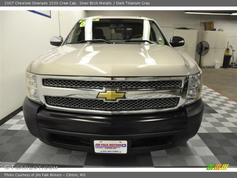 Silver Birch Metallic / Dark Titanium Gray 2007 Chevrolet Silverado 1500 Crew Cab