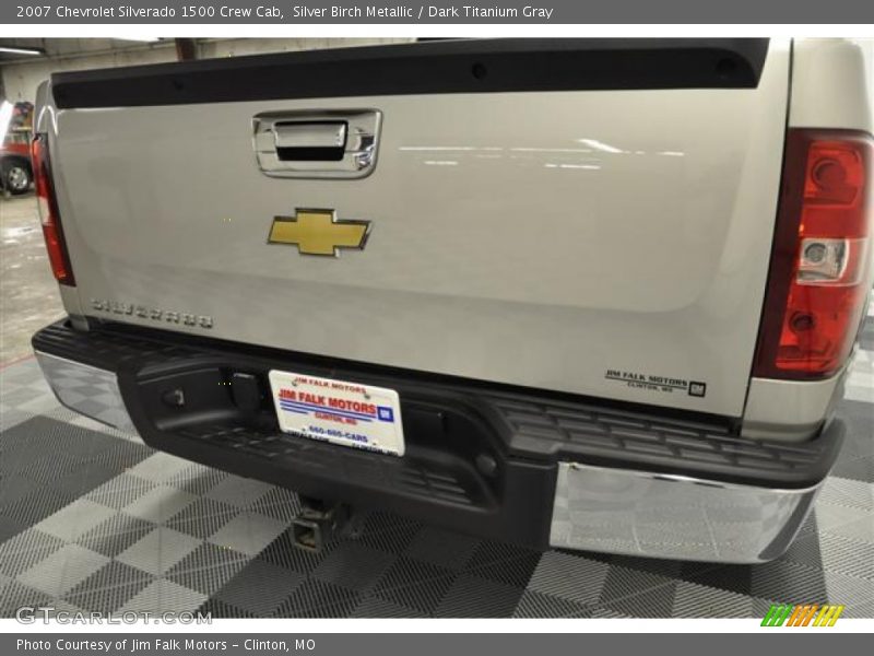 Silver Birch Metallic / Dark Titanium Gray 2007 Chevrolet Silverado 1500 Crew Cab