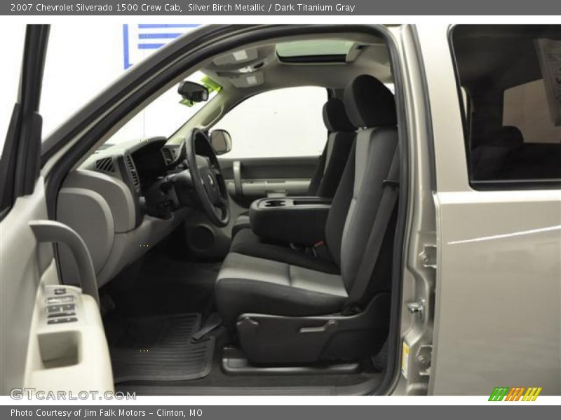 Silver Birch Metallic / Dark Titanium Gray 2007 Chevrolet Silverado 1500 Crew Cab