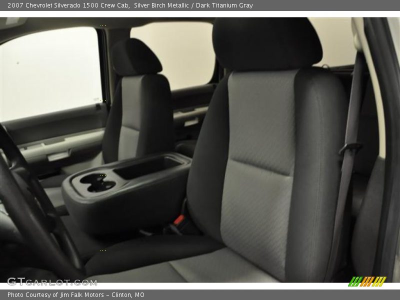 Silver Birch Metallic / Dark Titanium Gray 2007 Chevrolet Silverado 1500 Crew Cab