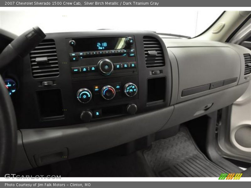 Silver Birch Metallic / Dark Titanium Gray 2007 Chevrolet Silverado 1500 Crew Cab