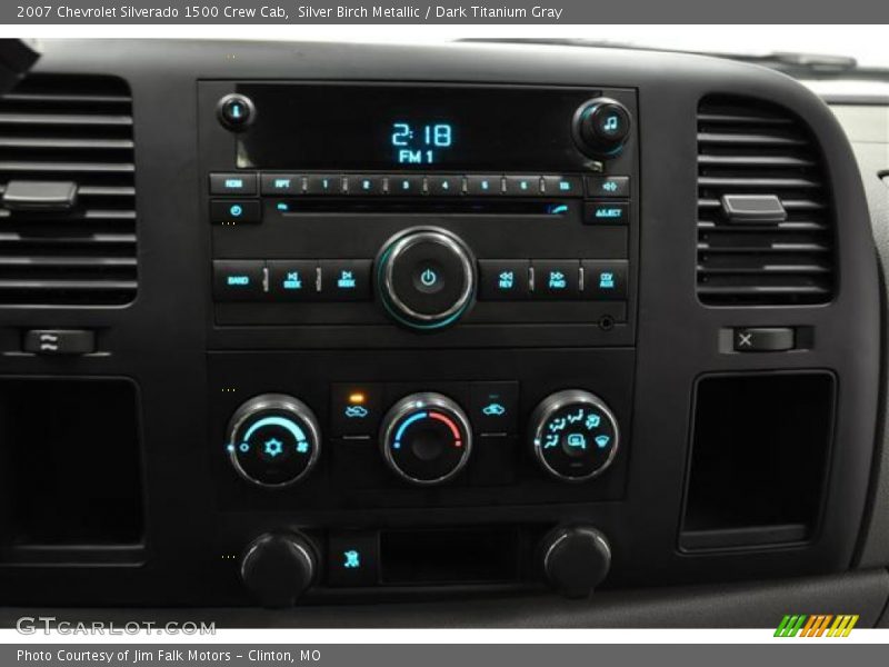 Silver Birch Metallic / Dark Titanium Gray 2007 Chevrolet Silverado 1500 Crew Cab