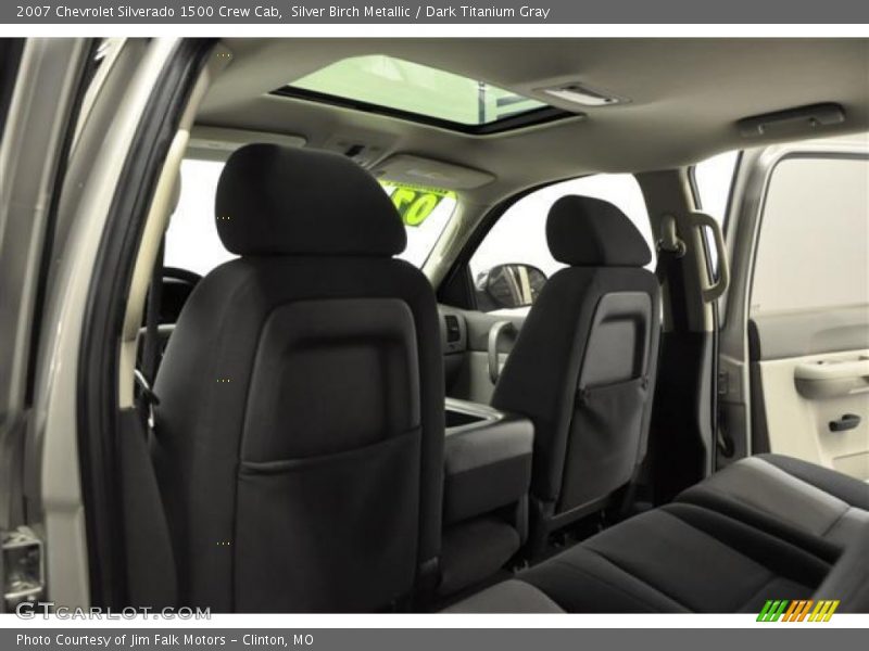 Silver Birch Metallic / Dark Titanium Gray 2007 Chevrolet Silverado 1500 Crew Cab