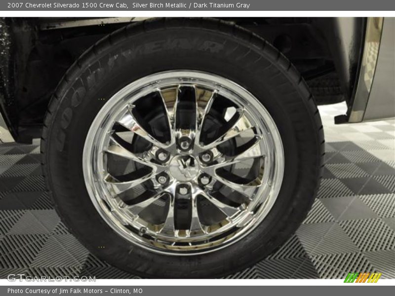 Silver Birch Metallic / Dark Titanium Gray 2007 Chevrolet Silverado 1500 Crew Cab