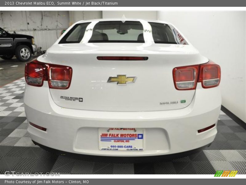 Summit White / Jet Black/Titanium 2013 Chevrolet Malibu ECO