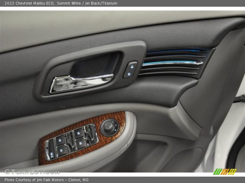 Summit White / Jet Black/Titanium 2013 Chevrolet Malibu ECO