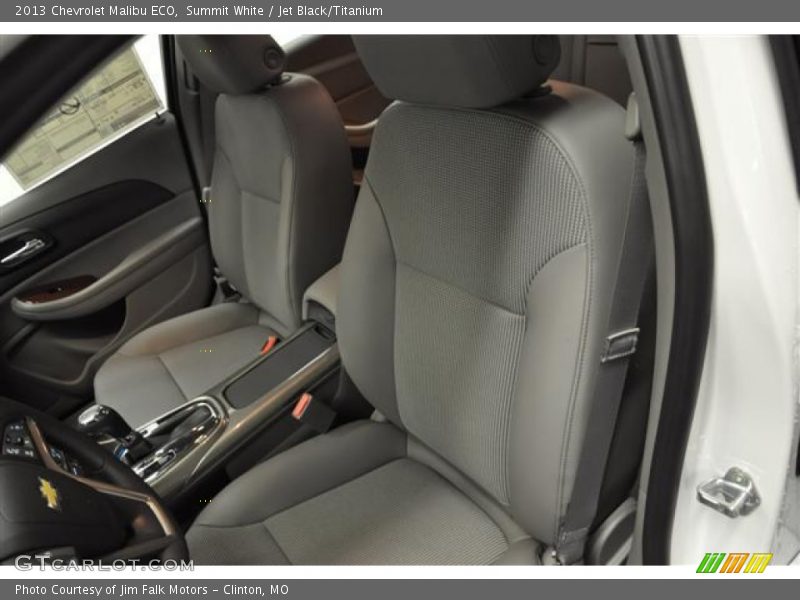 Summit White / Jet Black/Titanium 2013 Chevrolet Malibu ECO